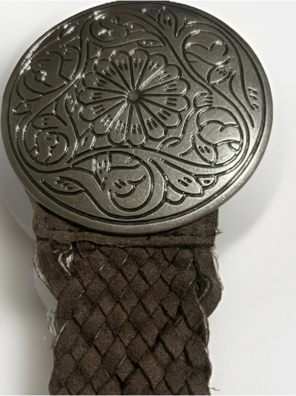 Vintage Statement Belts Woven Braided Leather Textile Choice